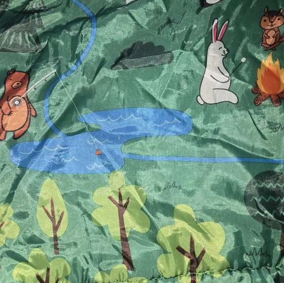 Nature Woods Critters Kids Sleeping Bag - Picture 3 of 16